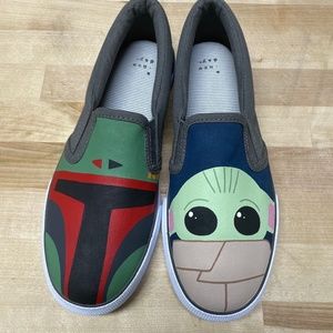 Star Wars, The Mandalorian, Boba Fett, Grogu\Baby Yoda Themed Hand Painted Women